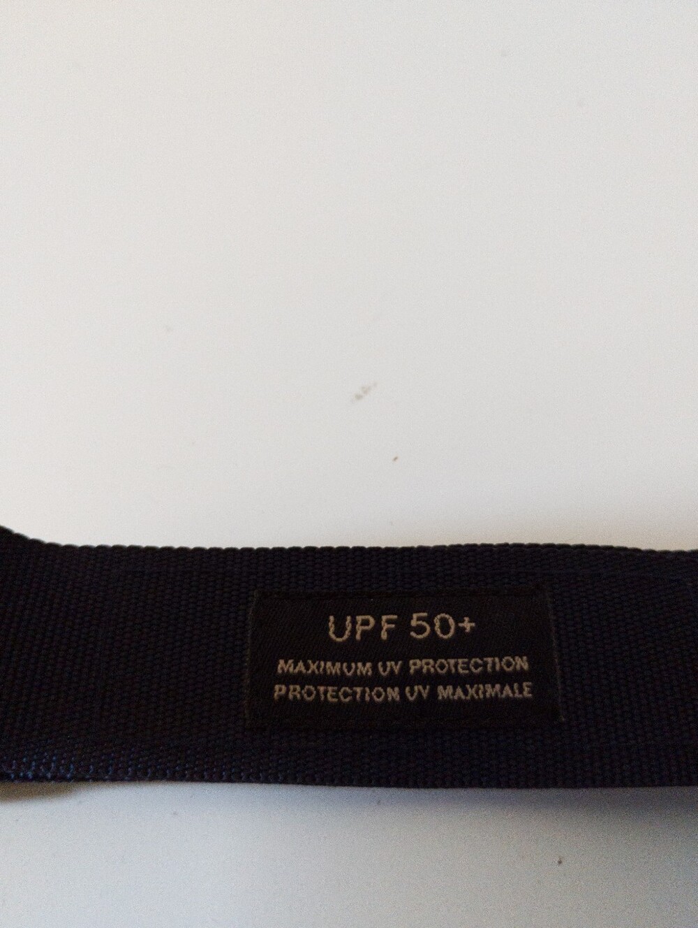 ERIC JAVITS Navy Squishee Champ Straw Sun Visor UPF 50+ Packable - Picture 4 of 7